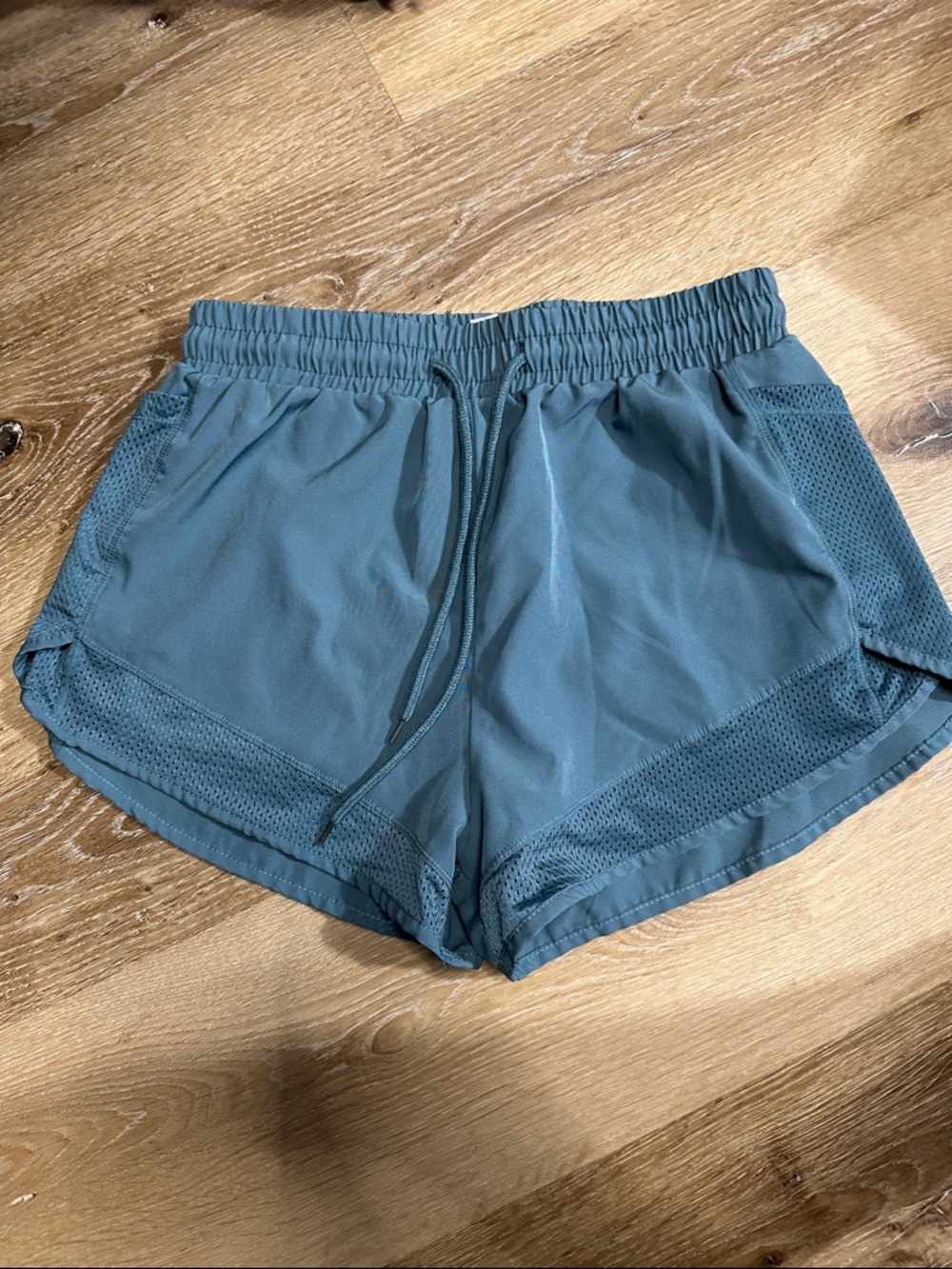 68. Teal Shorts